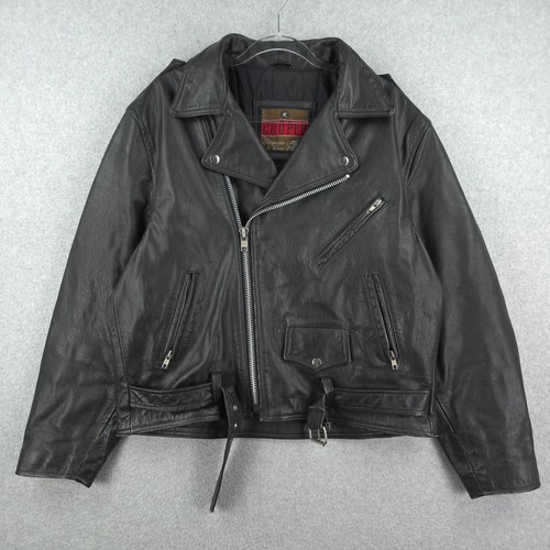 Giacca pelle vintage - , uomo