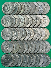 Lotto di 50 monete in dollari