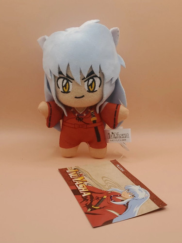 Peluche pupazzo inuyasha - inuyasha, 4,5"