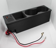 BMW E30 portabicchieri/portabicchieri incl. USB/USB-C per veicoli CON VANO CASSETTE