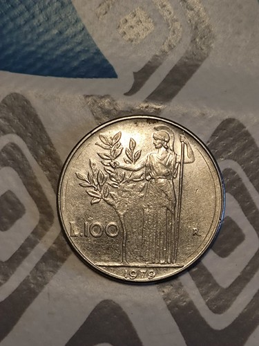 100 lire 1979 minerva errore - 100,