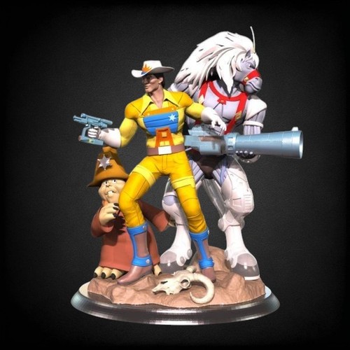 Bravestarr diorama kit - bravestarr,