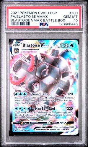Psa blastoise vmax swsh103 - vmax,