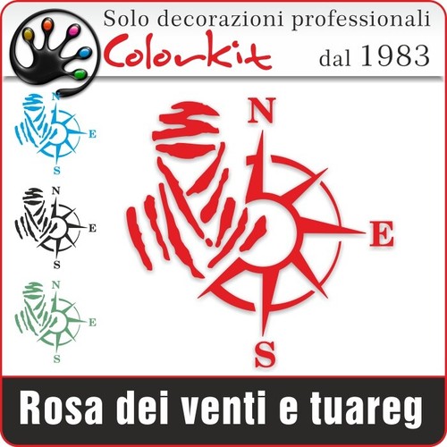 Adesivo rosa dei - rosa, venti