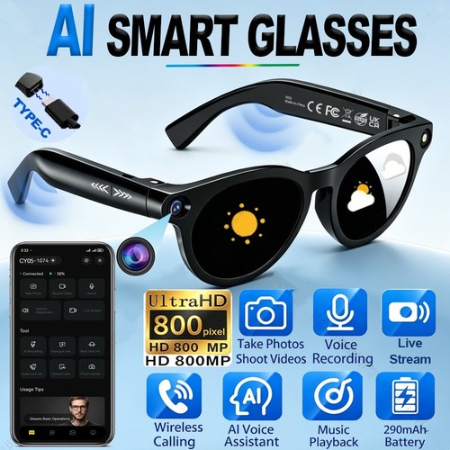Smart glasses 800w - ai,
