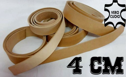 Strisce cuoio naturale - in,