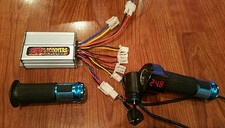 Controller 24V - 500 Watt e acceleratore digitale (motore spazzolato) scooter ebike