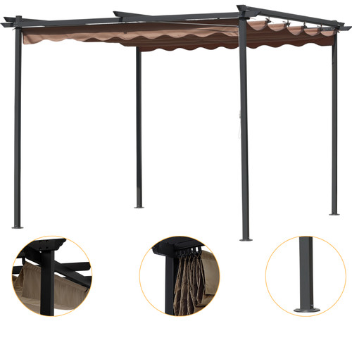 Pergola giardino 3x3 gazebo - pergola,