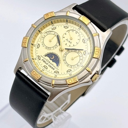 Seiko moon phase v33f - seiko,