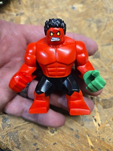 Lego minifigure marvel red - marvel,