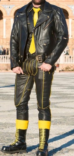 Pantaloni motociclista uomo - pantaloni,