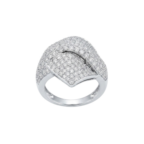 Anello oro 750 - in, bianco