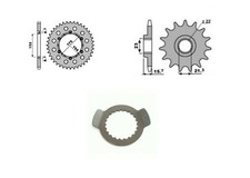 KIT TRASMISSIONE PBR PIGNONE 15 CORONA 47 DENTI YAMAHA TTR-E 600 2004 + FERMO 