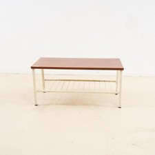 tavolino in teak e ferro