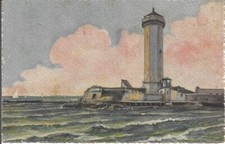 LIVORNO (IL MARZOCCO) - CARTOLINA DIPINTA FORMATO PICCOLO - VIAGGIATA 16/7/1940