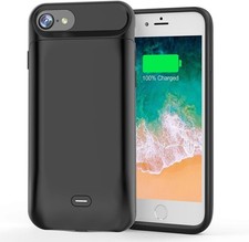 Cover Batteria compatibile con iPhone 6s/6/7/8/SE 2020, 4,7", 6600mAh Cover