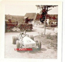 1969 MONOPOSTO ARTIGIANALE FRANCESE 6 RUOTE  FOTO ORIG AUTO 9x9 DATATA SUL RETRO