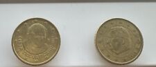 ⭐️??2 Monete 50 Cent Circolate-Città Del Vaticano 2013+?? Belgio 1999⭐️