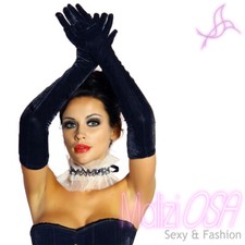 GUANTI Donna Velluto NERI