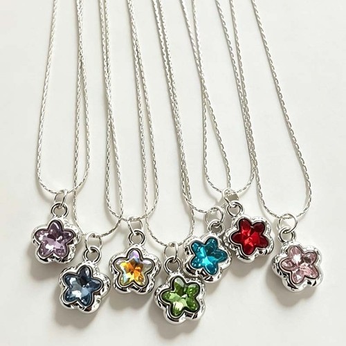 Per collana cristallo - per, con