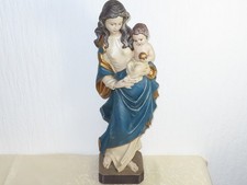 Figura Sacra In Legno "Santa