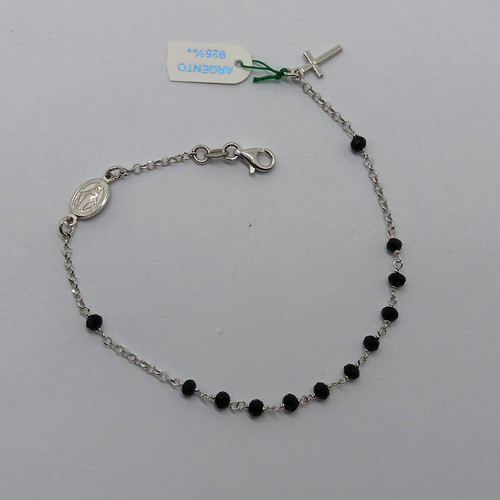 Bracciale rosario argento - ,