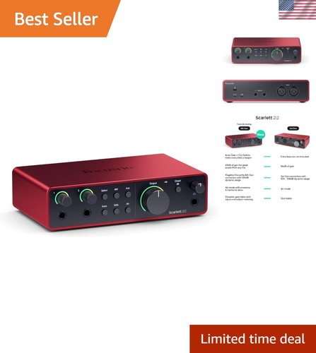 Scarlett 2i2 interfaccia audio - interfaccia,