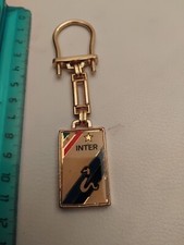 PORTACHIAVI INTER - FINE ANNI 80 - 1 STELLA E BISCIONE - FRONTE E RETRO UGUALI