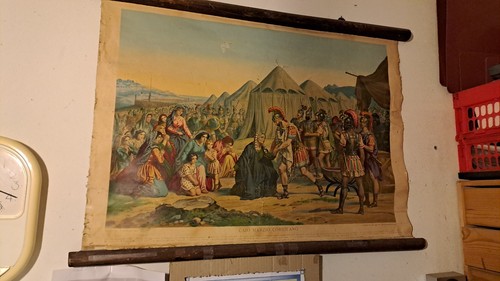 Antica stampa quadro di - antica,