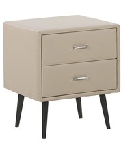 Comodino in Similpelle Beige