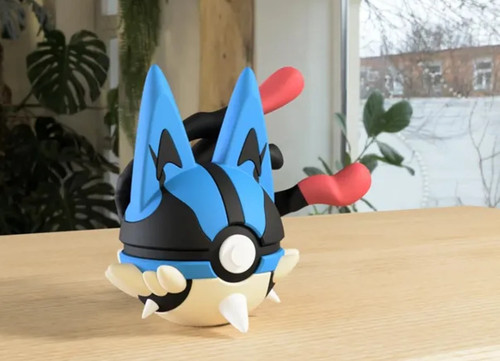 Mega lucario pokéball - lucario,