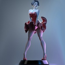 Statuina in resina 1/24 sexy