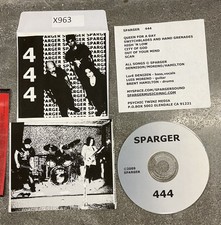 444 by Sparger (CD, 2009) No