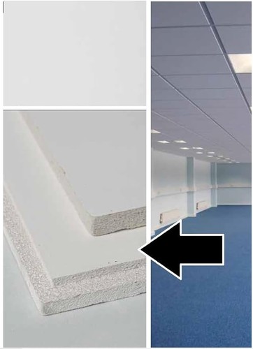 Pannelli controsoffitto fibra