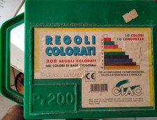 Regoli colorati 200 pezzi - regoli,