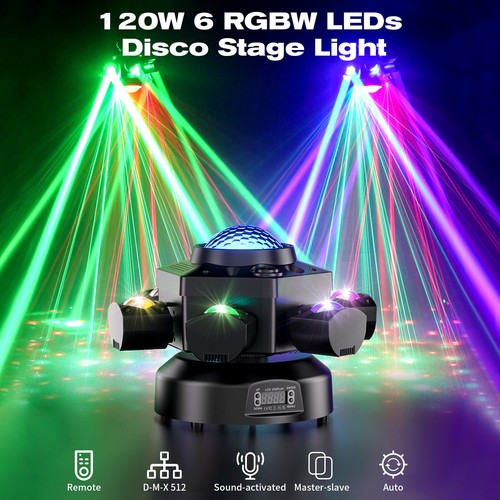 Uking 120w rgbw - luce, 6