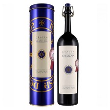 Grappa Elevata in Legno Barili di Sassicaia Jacopo Poli (Astucciata - 0.5l)