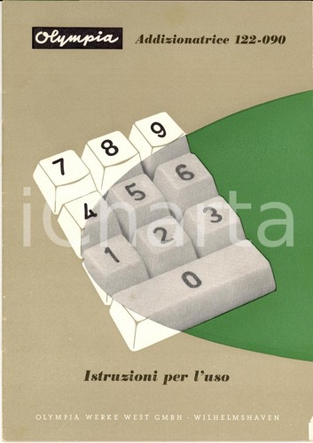 1960 olympia istruzioni per - olympia,