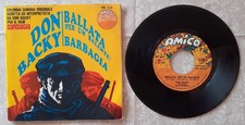 DON BACKY "BALLATA PER UN BALENTE + LATO B" DISCO MONO AMICO 1969, V. INSERZIONE