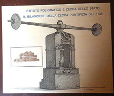 ERRINOFILIA  FRANCOBOLLO "ISTITUTO POLIGRAFICO e ZECCA dello STATO" - BILANCIERE