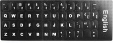 Adesivi Di Ricambio in Inglese per Tastiere Di Pc/Laptop E Notebook, Adesivi per