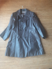 GIACCA TRENCH IN VERA PELLE MEDIO-LUNGA CM 87 TAGLIA 50 MADE IN ITALY