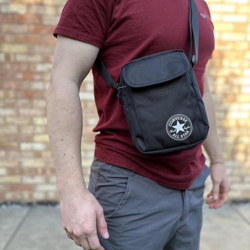 Converse black bum bag uomo - converse,