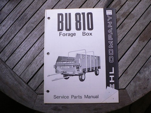 Gehl bu810 forage box - bu810,