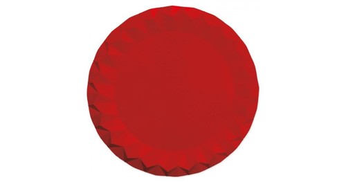 Sottopiatti diamant rosso 32cm - sottopiatti,