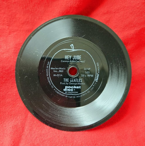 Beatles pocket disc w - pocket, w/