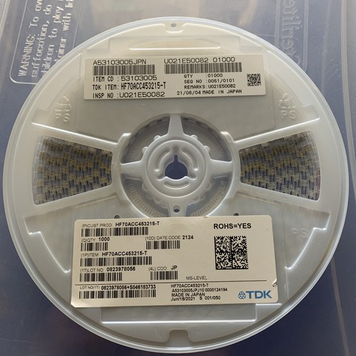 Tdk hf70acc453215 quantità - hf70acc453215-t,