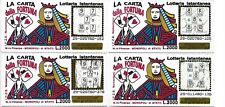 GRATTA E VINCI LA CARTA DELLA FORTUNA L-25 LOTTO 29 SERIE COMPLETA VINCENTI