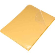 Carta ADESIVA A4 TRASPARENTE LUCIDA per stampanti laser 5 fogli PVC VINILE