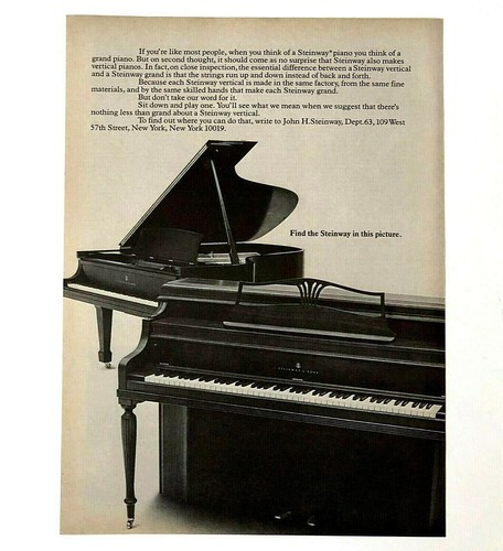 Pubblicità pianoforte
